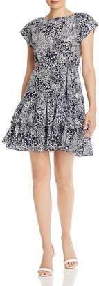 Rebecca Taylor Leopard-Print Silk Mini Dress - 100% Exclusive