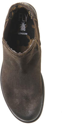 Fly London Make Chelsea Boots Sludge Oil Suede