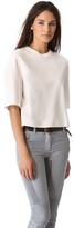 Thumbnail for your product : 3.1 Phillip Lim Boxy Tee with Silk Binding