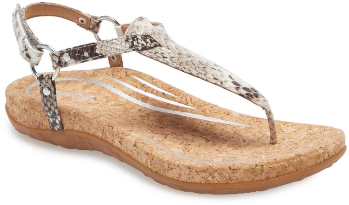 Aetrex Emilia Thong Sandal - ShopStyle