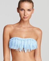 Thumbnail for your product : L-Space Knotted Dolly Fringe Bandeau Bikini Top