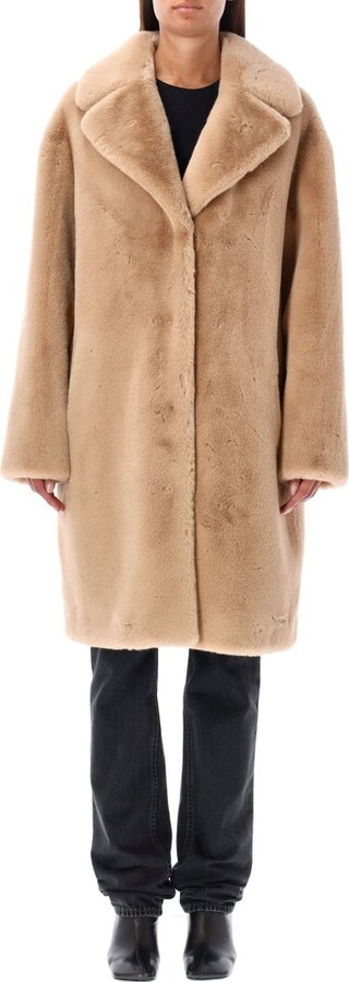 Stand Studio Camille Faux Fur Teddy Coat