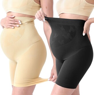 5 Pack Women's Maternity High Waist Underwear Pregnancy Seamless Soft  Hipster Panties Over Bump 