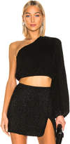 Thumbnail for your product : retrofete Kathleen Top in Black | FWRD