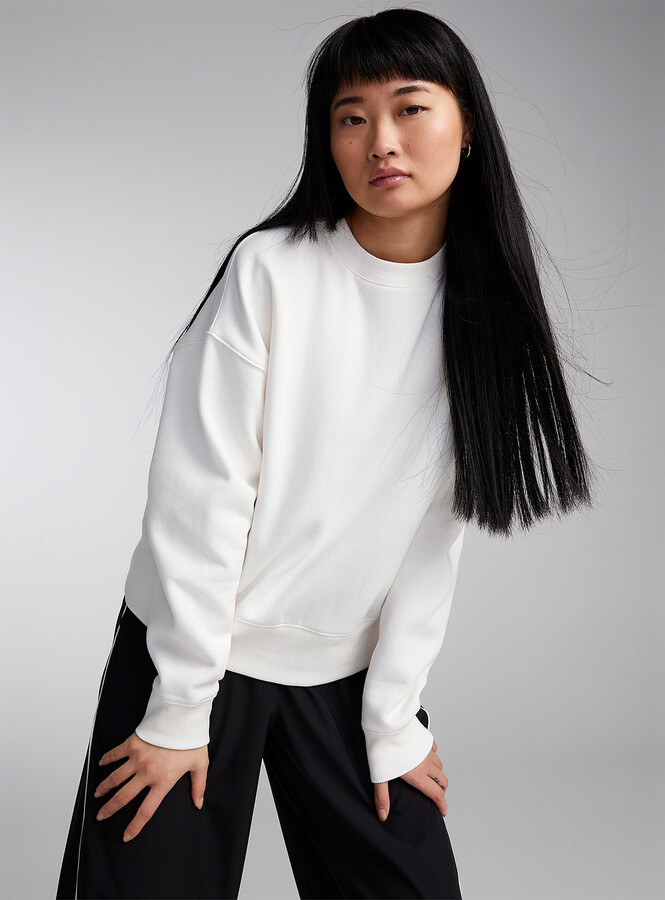 Miiyu x Twik Organic cotton fleece sweatshirt - ShopStyle