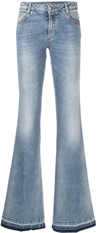 Low rise kick flare jeans Clearance