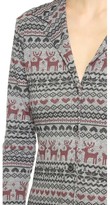 Thumbnail for your product : Love+Grace Hearts + Reindeer PJ Set