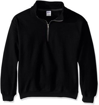 Gildan Men's Fleece Quarter-Zip Cadet Collar Sweatshirt Style G18800