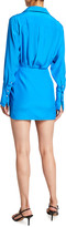 Thumbnail for your product : GAUGE81 Naha Long-Sleeve Mini Shirtdress