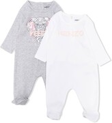 Thumbnail for your product : Kenzo Kids Two-Pack Logo-Print Pajamas