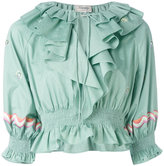 Temperley London - ruffled blouse - women - coton - 14
