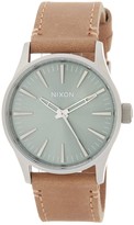 Thumbnail for your product : Nixon Men&s Sentry 38 Leather Watch