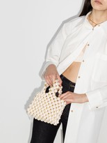 Thumbnail for your product : VANINA Reveries pearl-embellished mini bag