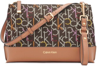 calvin klein signature crossbody bag