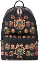 Thumbnail for your product : Dolce & Gabbana Vulcano insignia print backpack