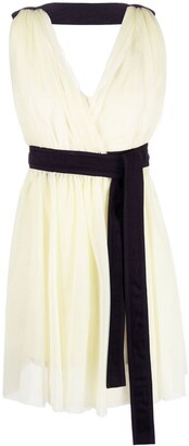 Pinko Tulle Bow-Embellished Dress