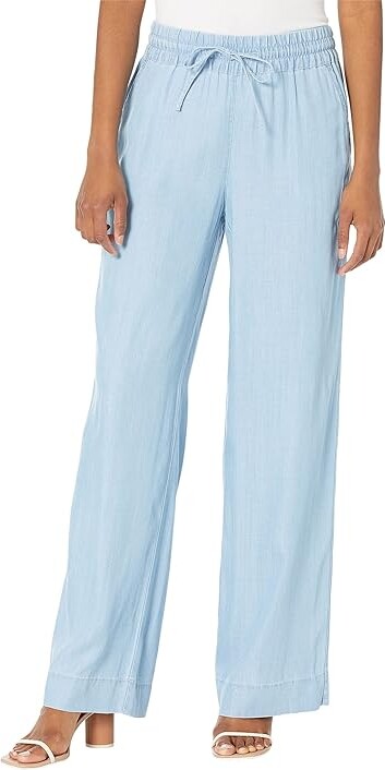 Blue Chambray Pants