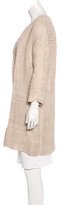 Thumbnail for your product : Kaufman Franco Kaufmanfranco Woven Leather Coat w/ Tags