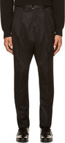Thumbnail for your product : Givenchy Black Belted & Pleated Trousers