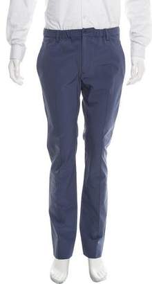 Calvin Klein Collection Flat Front Slim-Fit Pants