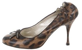 Dolce & Gabbana Patent Leather Leopard Pumps