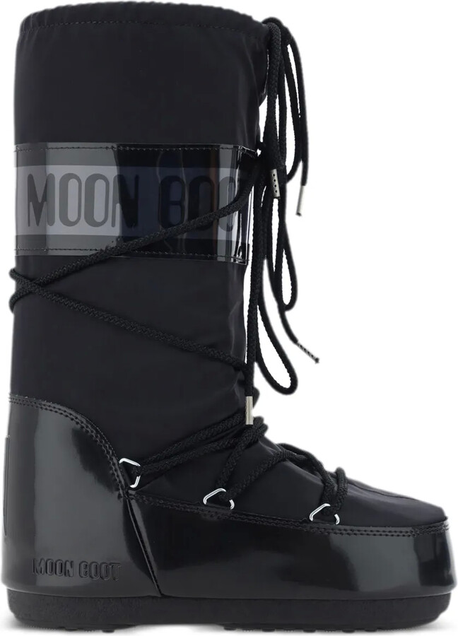 Moon Boot Icon Glance satin snow boots