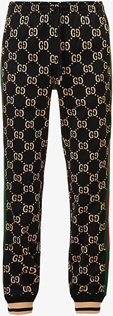 Gucci GG Psychedelic Print Pyjama Trousers in Black