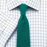 Thumbnail for your product : Charles Tyrwhitt Green and blue royal Oxford check non-iron slim fit shirt