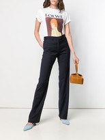 Thumbnail for your product : Aalto Stitch Detail Flared Trousers