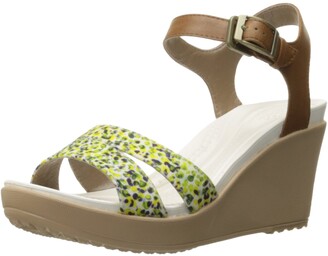 Crocs Women's Leighii Ankle Strap Wedge