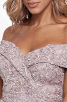 Thumbnail for your product : Xscape Evenings Off the Shoulder Embroidered Gown