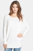 Thumbnail for your product : Halogen Wool & Cashmere Tunic Sweater (Regular & Petite)