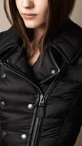 Thumbnail for your product : Burberry Leather Trim Belted Puffer