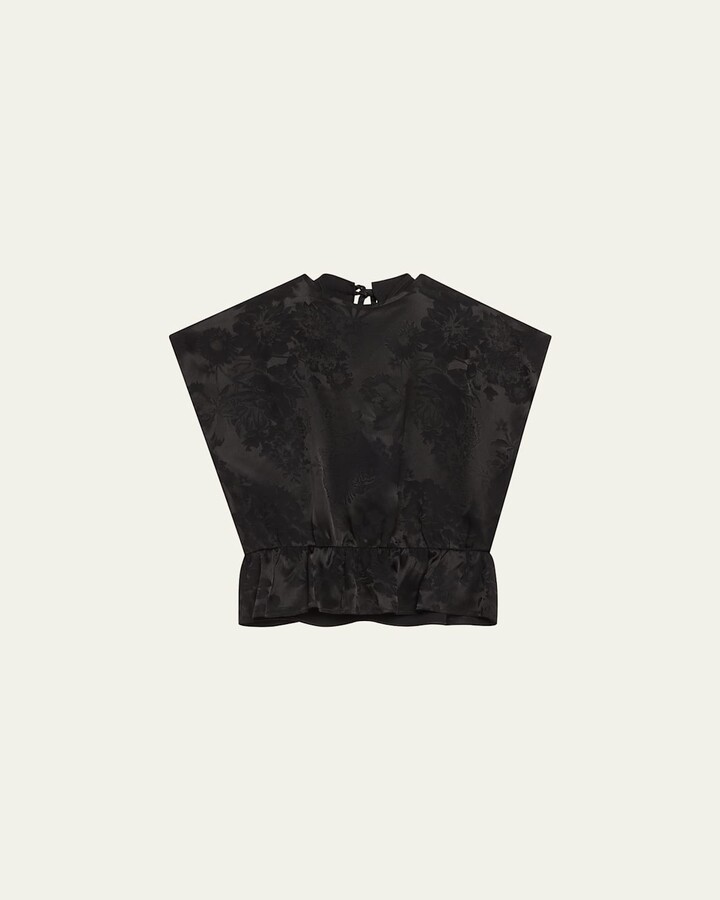 MM6 MAISON MARGIELA Floral Short-Sleeve Top