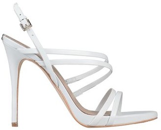 white guess heels