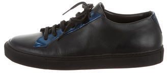 Raf Simons Leather Low-Top Sneakers