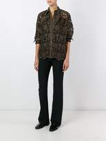 Thumbnail for your product : No.21 floral embroidered shirt
