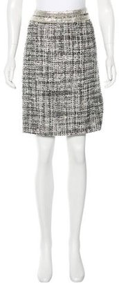Tory Burch Embellished Bouclé Skirt