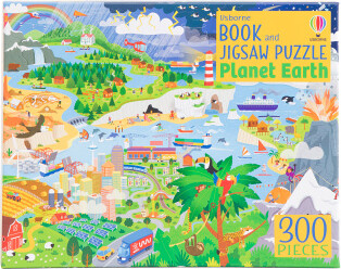 TJMAXX Planet Earth Activity Book And Jigsaw Puzzle Set
