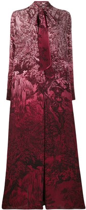 F.R.S For Restless Sleepers Flared Printed Long Dress