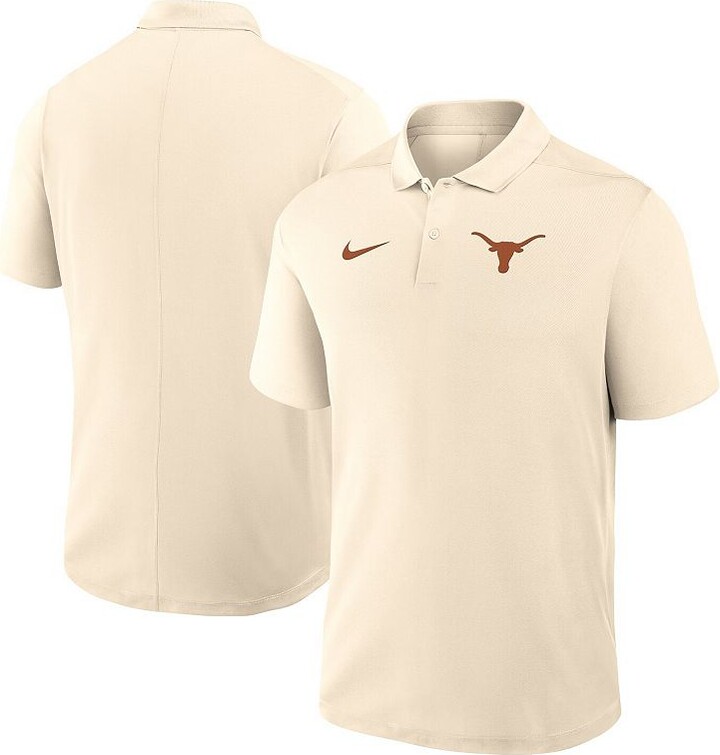 Men's Nike Tan Texas Longhorns Primary Logo Victory Performance Polo