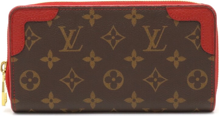 Louis Vuitton Pre-owned Women's Faux Leather Wallet - Red - One Size