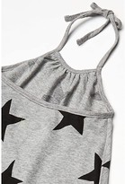Thumbnail for your product : Nununu Star Collar Dress (Infant/Toddler/Little Kids) (Heather Grey) Girl's Clothing