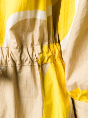 Chinti and Parker Wave-Print Drawstring-Waist Shirt Dress
