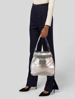 Thumbnail for your product : Marc Jacobs Leather Trimmed Shoulder Bag Tan Leather Trimmed Shoulder Bag
