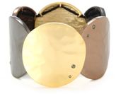 Thumbnail for your product : Kenneth Cole NEW YORK Tri-Tone Circle Stretch Bracelet