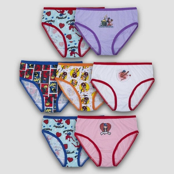 Girls' Miraculous Lady Bug 7pk Underwear ShopStyle