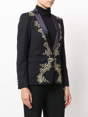 Dondup metallic embroidered blazer