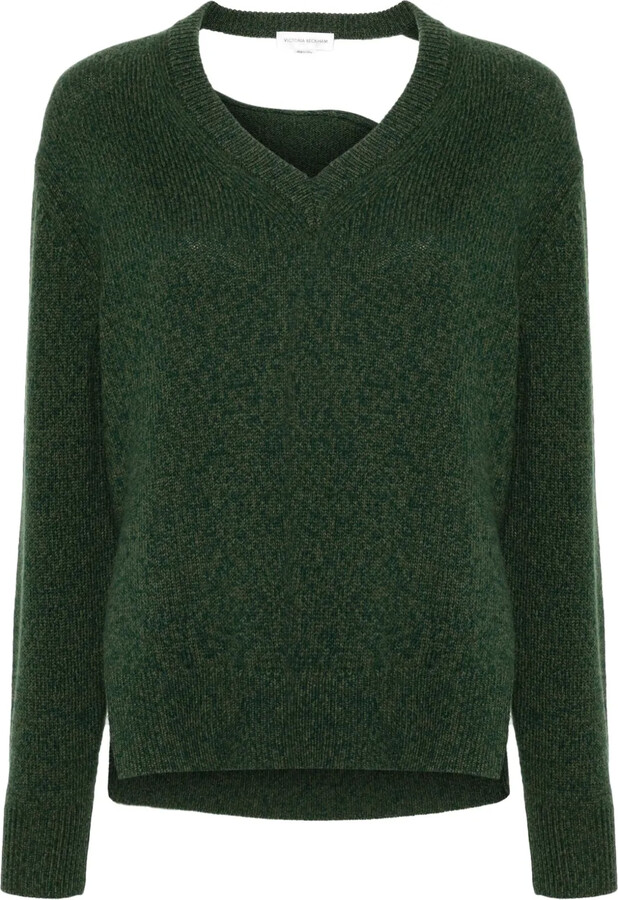 Victoria Beckham Open-Back Sweater