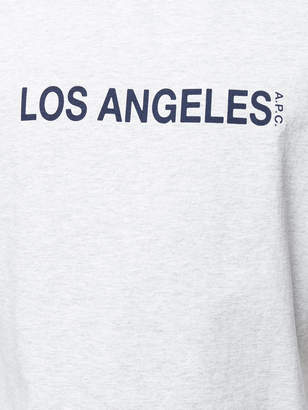 A.P.C. Los Angeles printed T-shirt